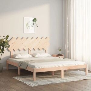 vidaXL Bed Frame Solid Wood 160x200 cm - Bed Type vidaXL Bed Frame Solid Wood 160x200 cm - Bed Type