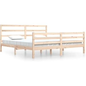 vidaXL Bettgestell 200x200cm - Holzbett - Bettgestell vidaXL Bettgestell 200x200cm - Holzbett - Bettgestell
