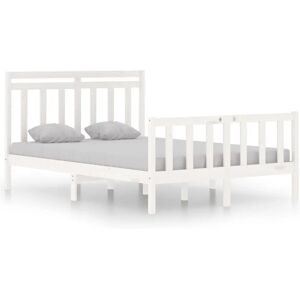 vidaXL Sengekarm 135x190 cm Hvit - Sengekarm vidaXL Sengekarm 135x190 cm Hvit - Sengekarm