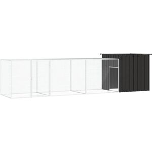 MAISONCHIC Corral para pollos - Acero galvanizado 400x91x100 cm MAISONCHIC Corral para pollos - Acero galvanizado 400x91x100 cm