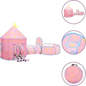 vidaXL Pink Play Tent with 250 Balls - Play Tent vidaXL Pink Play Tent with 250 Balls - Play Tent