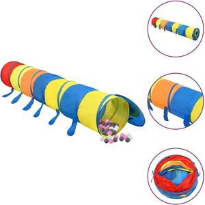 vidaXL Multicolour Play Tunnel with 250 Balls - Play Tunnel vidaXL Multicolour Play Tunnel with 250 Balls - Play Tunnel