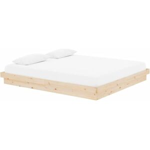 vidaXL Bed Frame Solid Pine Rustic 180x200cm - Bed vidaXL Bed Frame Solid Pine Rustic 180x200cm - Bed