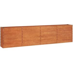 vidaXL Garden Raised Bed Rusty Corten Steel 320x40x77 cm - Garden Raised Bed vidaXL Garden Raised Bed Rusty Corten Steel 320x40x77 cm - Garden Raised Bed