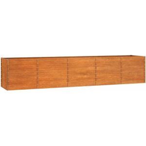 vidaXL Garden Raised Bed Rusty Steel 400x80x77 cm - Garden Raised Bed vidaXL Garden Raised Bed Rusty Steel 400x80x77 cm - Garden Raised Bed