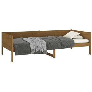 vidaXL Solid Wood Pine Day Bed Wooden Occasional Sofa - Day Bed vidaXL Solid Wood Pine Day Bed Wooden Occasional Sofa - Day Bed