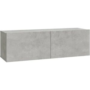 vidaXL Wall TV Cabinets Concrete Grey 2 pcs - TV cabinet vidaXL Wall TV Cabinets Concrete Grey 2 pcs - TV cabinet