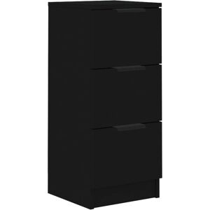vidaXL Sideboard Black 30x30x70 cm - Sideboard vidaXL Sideboard Black 30x30x70 cm - Sideboard