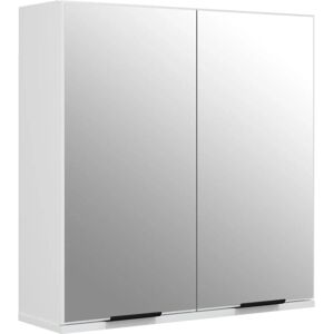 vidaXL White Bathroom Mirror Cabinet - Bathroom Storage Solution vidaXL White Bathroom Mirror Cabinet - Bathroom Storage Solution