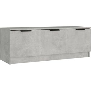vidaXL TV Cabinet - Engineered Wood - Concrete Grey - 102x35x36.5 cm - TV Cabinet vidaXL TV Cabinet - Engineered Wood - Concrete Grey - 102x35x36.5 cm - TV Cabinet