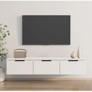 vidaXL White Wall Cabinet - Engineered Wood Storage - 102x30x20 cm vidaXL White Wall Cabinet - Engineered Wood Storage - 102x30x20 cm