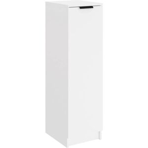 vidaXL White Shoe Cabinet 30x35x100 cm Engineered Wood Hallway Storage vidaXL White Shoe Cabinet 30x35x100 cm Engineered Wood Hallway Storage
