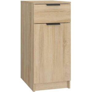 vidaXL Sonoma Oak Desk Cabinet - Home Office Storage vidaXL Sonoma Oak Desk Cabinet - Home Office Storage