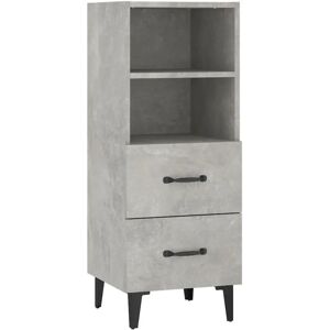 vidaXL 812370 Beton Grau Sperrholz Sideboard - Wohnzimmeraufbewahrung vidaXL 812370 Beton Grau Sperrholz Sideboard - Wohnzimmeraufbewahrung