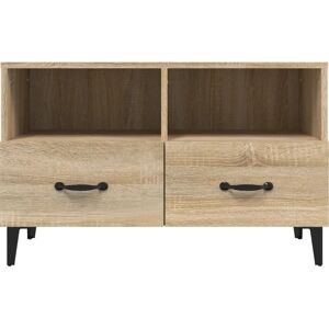 vidaXL Sonoma Oak TV Cabinet - 80x36x50 cm - Engineered Wood vidaXL Sonoma Oak TV Cabinet - 80x36x50 cm - Engineered Wood