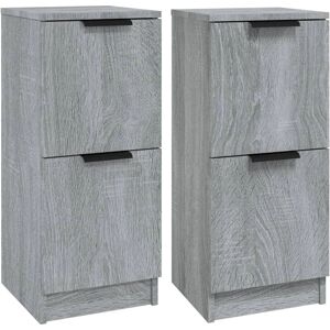 vidaXL Graues Sonoma Sideboard - Wohnzimmer Aufbewahrung vidaXL Graues Sonoma Sideboard - Wohnzimmer Aufbewahrung