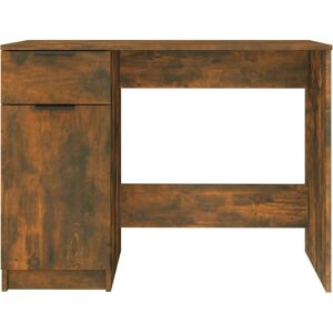vidaXL 817126 Smoked Oak Desk - Desk vidaXL 817126 Smoked Oak Desk - Desk