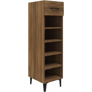 vidaXL Brown Oak Shoe Cabinet - Storage Rack for Shoes vidaXL Brown Oak Shoe Cabinet - Storage Rack for Shoes