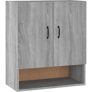 vidaXL Grey Sonoma Wall Cabinet - Wall Storage 60x31x70 cm vidaXL Grey Sonoma Wall Cabinet - Wall Storage 60x31x70 cm