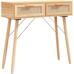vidaXL 345626 Kaffebord i naturlig rotan - Kaffebord/Sidetable/Endtable vidaXL 345626 Kaffebord i naturlig rotan - Kaffebord/Sidetable/Endtable