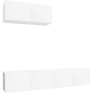 vidaXL 3114470 White Wall-Mount TV Cabinet - TV Cabinet vidaXL 3114470 White Wall-Mount TV Cabinet - TV Cabinet