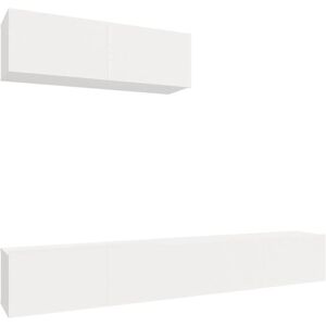 vidaXL TV Cabinet Set White - TV Cabinet vidaXL TV Cabinet Set White - TV Cabinet