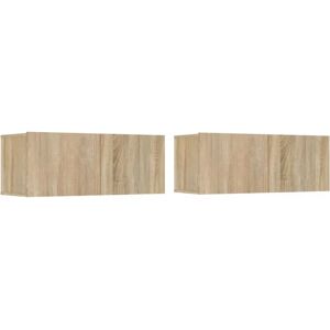 vidaXL 3114536 Sonoma Oak TV Cabinet - TV Cabinet vidaXL 3114536 Sonoma Oak TV Cabinet - TV Cabinet