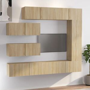 vidaXL Sonoma Oak Wall-Mount TV Cabinet - TV cabinet vidaXL Sonoma Oak Wall-Mount TV Cabinet - TV cabinet