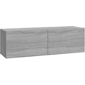 vidaXL 3114564 Grey Sonoma TV Cabinet - Sturdy Engineered Wood vidaXL 3114564 Grey Sonoma TV Cabinet - Sturdy Engineered Wood