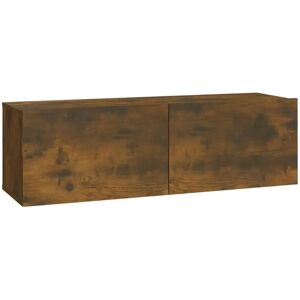 vidaXL Smoked Oak 4-Piece TV Cabinet Set - TV cabinet vidaXL Smoked Oak 4-Piece TV Cabinet Set - TV cabinet