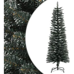 vidaXL Artificial Slim Christmas Tree with Stand Green - Christmas Tree vidaXL Artificial Slim Christmas Tree with Stand Green - Christmas Tree