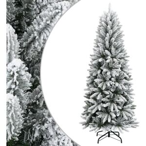 vidaXL Artificial Christmas Tree with Flocked Snow - Christmas Tree vidaXL Artificial Christmas Tree with Flocked Snow - Christmas Tree