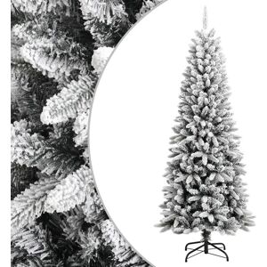 vidaXL Artificial Christmas Tree with Flocked Snow - Christmas Tree vidaXL Artificial Christmas Tree with Flocked Snow - Christmas Tree