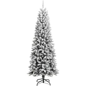 vidaXL Artificial Christmas Tree with Flocked Snow - Christmas Tree vidaXL Artificial Christmas Tree with Flocked Snow - Christmas Tree