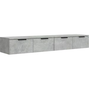 vidaXL Wall Cabinets Concrete Grey - Wall Cabinets vidaXL Wall Cabinets Concrete Grey - Wall Cabinets