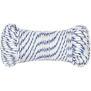 vidaXL Marine Rope White Blue 3mm 25m Dock Line - Marine Rope vidaXL Marine Rope White Blue 3mm 25m Dock Line - Marine Rope