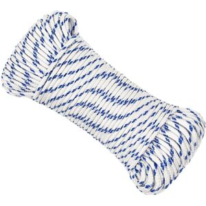 vidaXL Marine Rope White Blue 3mm 250m - Marine Rope vidaXL Marine Rope White Blue 3mm 250m - Marine Rope