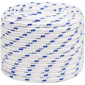 vidaXL Marine Rope White and Blue 16 mm/100 m - Marine Rope vidaXL Marine Rope White and Blue 16 mm/100 m - Marine Rope