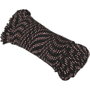 vidaXL Black and Red Boat Rope 3 mm 100 m - Boat Rope vidaXL Black and Red Boat Rope 3 mm 100 m - Boat Rope