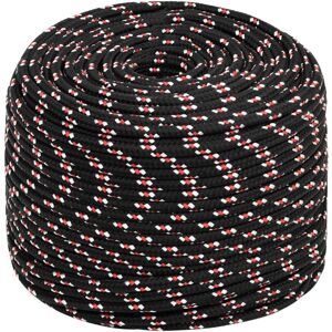 vidaXL Corde Marine Noire et Rouge - Marine Rope - Publicité vidaXL Corde Marine Noire et Rouge - Marine Rope - Publicité