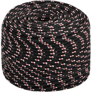 vidaXL Boat Rope Black and Red 10 mm 25 m - Boat Rope vidaXL Boat Rope Black and Red 10 mm 25 m - Boat Rope