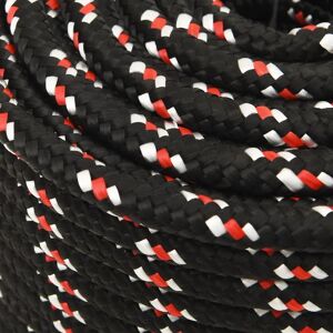 vidaXL Boat Rope Black 12 mm 100 m Polypropylene - Marine Rope vidaXL Boat Rope Black 12 mm 100 m Polypropylene - Marine Rope