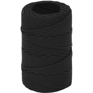 vidaXL Black Marine Rope 2 mm 100 m - Marine Rope vidaXL Black Marine Rope 2 mm 100 m - Marine Rope