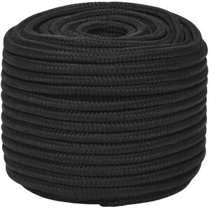 vidaXL Black 12 mm/ 250 m Marine Rope - Marine Rope vidaXL Black 12 mm/ 250 m Marine Rope - Marine Rope