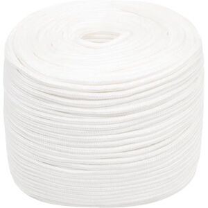 vidaXL White 8 mm 250 m Marine Rope Dock Coil Boat Line Polypropylene - Marine Rope vidaXL White 8 mm 250 m Marine Rope Dock Coil Boat Line Polypropylene - Marine Rope