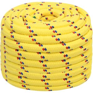vidaXL 20 mm/ 100 m Marine Rope Yellow - Marine Rope vidaXL 20 mm/ 100 m Marine Rope Yellow - Marine Rope