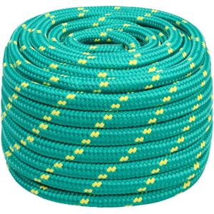 vidaXL Marine Rope Green 20 mm 50 m - Marine Rope vidaXL Marine Rope Green 20 mm 50 m - Marine Rope