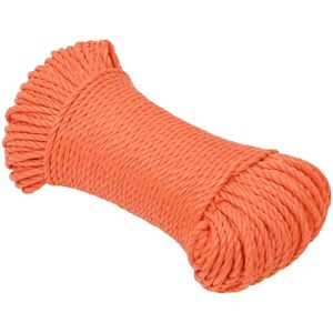 vidaXL Orange Twisted Rope 3mm 100m - Work Rope vidaXL Orange Twisted Rope 3mm 100m - Work Rope