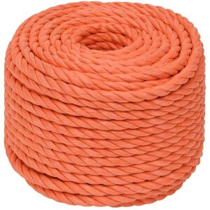 vidaXL Orange Twisted Rope 12mm 25m - Rope vidaXL Orange Twisted Rope 12mm 25m - Rope