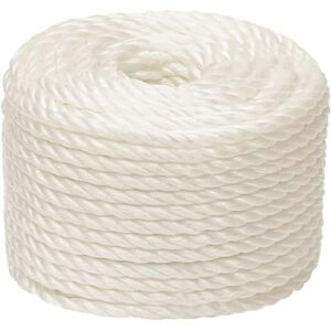 vidaXL White 14mm 25m Work Rope - Work Rope vidaXL White 14mm 25m Work Rope - Work Rope